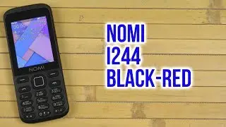 Распаковка Nomi i244 Black-Red