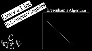 C Graphics Program - Drawing Line using Bresenham's Algorithm