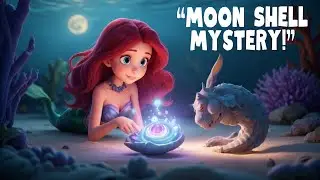 The Red-Haired Mermaid’s Moon Shell Adventure 🌙✨ Kids Fairytale