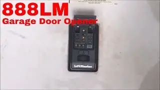 Как управлять настенной панелью открывания гаражных ворот MyQ 888LM Liftmaster