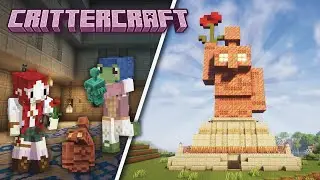 We Built a GIANT Copper Golem Statue in Minecraft! | CritterCraft Part 7 - Minecraft Build Series