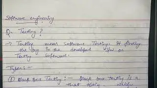 What Is Testing ? | Software Engineering | Full Explanation(Hindi) | SE