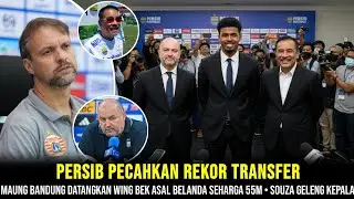 DILUAR NALAR! MAURICIO SOUZA GELENG KEPALA, PERSIB DATANGKAN WING BEK ASAL BELANDA SEHARGA 55M