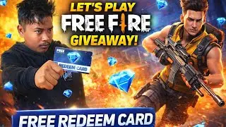 Free Fire ₹30 Google Play Card Giveaway | Let&rsquo;s Play Free Fire Live | Free Redeem Card Today