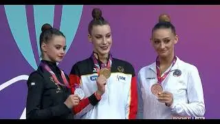 Award Ceremony Ball Final - T. Onofriichuk 🥈 - World Challenge Cup Cluj-Napoca 2025