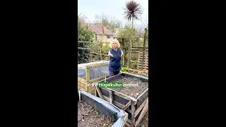 Planting beds with the H&uuml;gelkultur method