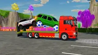 POLICE & FIRE TRUCK Transport Mission Mercedes, AMBULANCE Volkswagen, Ford Convoy &ndash; FS22 
