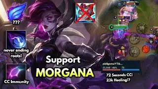 How Support MORGANA Should Actually Be Played. Ability Haste Maximum Utility Build! (S Rating Play)