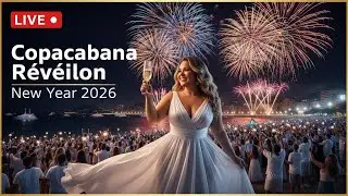 LIVE 🔴 Copacabana New Year&rsquo;s Eve 2026 - Party Fiesta 🇧🇷 | World&rsquo;s Biggest R&eacute;veillon 4K