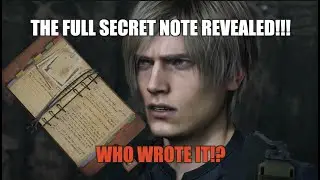 Теория Resident Evil 9! - Раскрыта ПОЛНАЯ секретная записка из демоверсии!!! (Её написал Леон?)