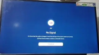 Samsung Tv No Signal Problem || Samsung Tv No Signal Problem solution