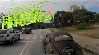 Encontro de carros antigos em Sorocaba - Fusca ratlook motor AP injetado e Toyota Bandeirantes