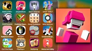 Chameleon Run+ - Run. Jump. Switch. - Apple Arcade Gameplay Review (iOS,iPadOS)