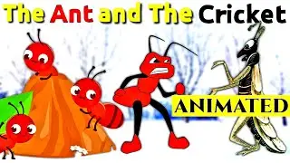 The Ant And The Cricket Class 8 | class 8 english poem 1 | हिंदी मे | Animated Poem