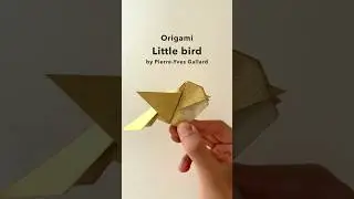 Fold Your Own Origami Little Bird 🪶 | Easy Tutorial (Design by @origallard)