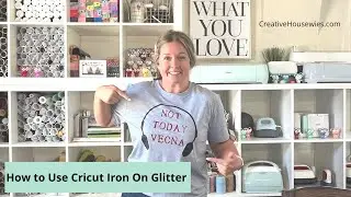 Как использовать утюг Cricut на блестках