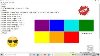 Ep. 13 ||Rainbow🌈 Gradient Background Animated Using HTML step by step.HTML Frame. by Swagata.💻✍️