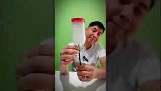 anillos de humo de una simple botella