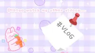 AESTHETIC OUTRO FOR VLOGS | PURPLE | PINK PASTEL PET DESIGN JOURNAL