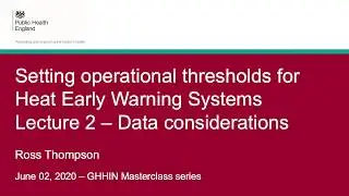 Lecture 2. Data Considerations
