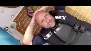 David Flatman: Learning to wakeboard with Ribeye Boats