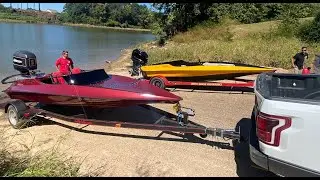 riding in Lane's RIDICULOUSLY FAST hydro stream!! (Fastest I've ever been on the water!!)