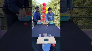 Roll The Balls With Pop Balloons & Win Snacks 🤤 Packet | Brother vs Brother #shorts