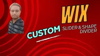 How to make shape dividers and custom image shape in Wix