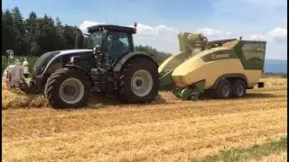 1. Pellet-Presse in der Schweiz im Einsatz - Der Pellet-Vollernter Premos 5000 von Krone