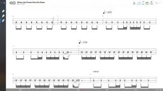 U2 - Where The Streets Have No Name (BASS TAB PLAY ALONG)