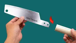Don't throw away old PVC pipes; turn them into high-quality knife handles! DIY idea.diy ideas
