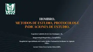02 Métodos de estudio y protocolos para hombro