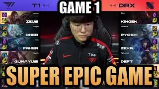 T1 vs DRX GAME 1 *WINSTREAK CONTINIUES?* LCK SPRING 2022 - T1 vs DRX GAME 1 LCK SPRING 2022