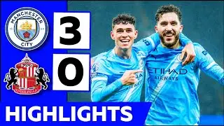 Manchester City vs Sunderland (3-0) All Goals & Highlights | Premier League 2025