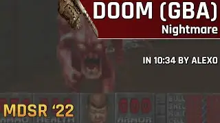 DOOM (GBA) Nightmare in 10:34 by Alexo