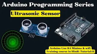 How to use Ultrasonic Sensors HC-SR04 with Arduino R4 || Sensor || Arduino Tutorial!