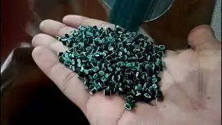 recycle pellet from fishnet scrap (ghost net) from ocean