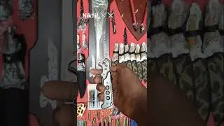 button wala Chaku ek number Lok mein silver colour ⚔️⚔️