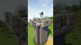 Minecraft Best Starter Castle🏰 #shorts