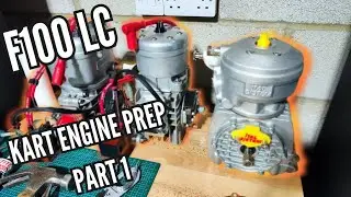 Kart engine preparation for the first F100LC race
