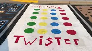 Centennial High School Parking Space Art