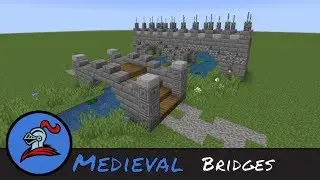 Minecraft Building Tutorial : How to build Medieval Bridges