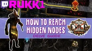 Path of Exile - Hidden Nodes Delve Guide.  Includes examples.