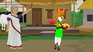 শিয়ালের মুরগি চুরি।। Siyaler murgi churi-2024 #animationbook #thakumarjhuli