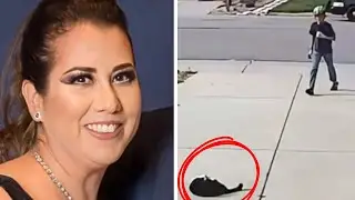 Woman checks security camera, sees what neighbor was doing to special needs cat