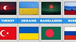 Countries Flags In Nature