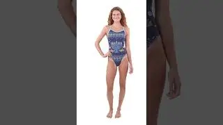 Sporti Granny Sweater Hanukkah Thin Strap One Piece Swimsuit (22-44) | SwimOutlet.com