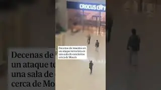 Decenas de muertos en un ataque terrorista en una sala de conciertos cerca de Mosc&uacute; #Rusia #Tiroteo