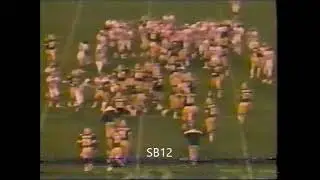 Calgary Stampeders at Edmonton Eskimos (Bench clearing brawl) July. 5/ 1989