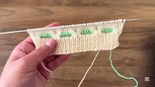 İki renkli örgü✅ Kolay örgü modeli